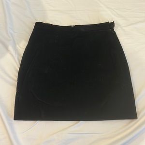 Aritzia Babaton Velvet Mini Skirt